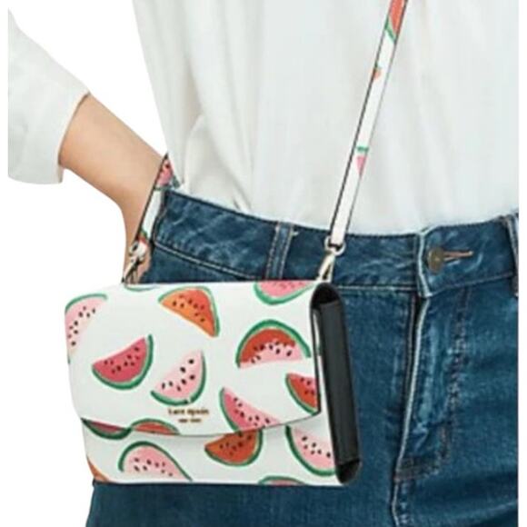 Kate Spade New York Laurel Way Winni Crossbody Watermelon Crossbody Purse - Picture 1 of 16
